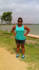 jogging at the lake