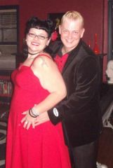 Brian and I before the reunion...just so like prom!!