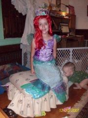 Avery's halloween costume The little mermaid