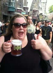 Butter beer at the Wizarding World of Harry Potter summer 2013
