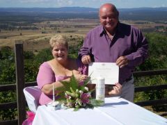 My wedding day in Kingaroy, Qld, Australia. 3/5/2008. I was 121kg then.