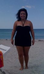 March 2009-235 lbs. My husband took this picture with his phone, one of the few I have in the last two years.  I couldn't believe this is me.  I started researching wls in April of 2009, and now am scheduled for August 2009.
