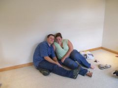 us in our new house!