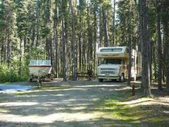 Oour campsite at Lake Nemeiben