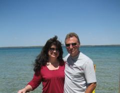 Bill and I on Vacation in Michigan