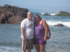 My husband and I August 2009