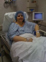 The morning of my surgery at my heaviest. You don't realize how you look until you see photos...