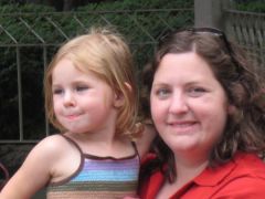 My daughter (3 years) and I ~ July 2009