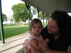 Me with my littlest one (13 months) ~ August 2009
