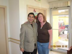 Dr. Betancourt and me!
