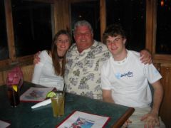 Me and the kids pigging out in Destin..