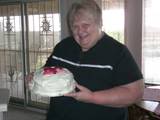4/9/2008   around 375 lbs.   This was my birthday cake, just what I needed !!!!!  NOT !!!!