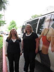 Me and VV in front of Dr. Alvarez's van.  A new us... on our way to Mexico and VSG!!