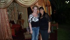 My ex-sister-in-law and I at  party in May 2010