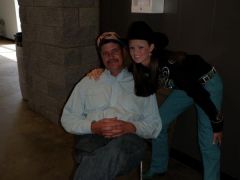 My Hubby and my oldest daughter @ State Finals Rodeo 2009.