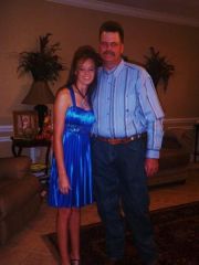Homecoming 2009. My oldest daughter and her Dad