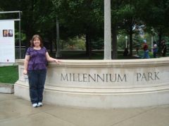 Summer of 2009, A stop at Millennium Park in Chicago.