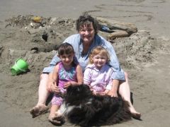 A slimmer Grandma is much more fun at the beach!