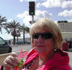 In Nice in March sipping cocktails....