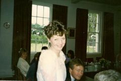 This was my wedding day.  I was aged 28, and a size 12, but had the waist taken in on the dress...