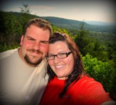 My fiance and I on a road trip! This was about 2.5 weeks post op and I was down 25lbs
