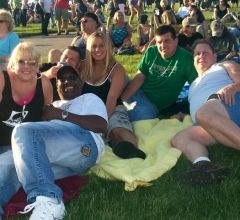 me and my neighbors at the styx concert 2010