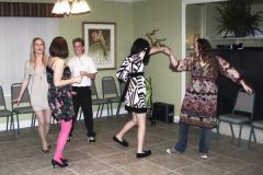 dancing at my sisters wedding
