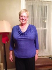 Phyllis At Christmas 2013, Gained 33 lbs from lowest weight after Surgery