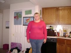 Front view of me 2.5 months post op and 43.6 pounds down...