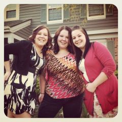 Easter 2012! not such a cute angle, and clothes are looking baggy, but i was feeling great!!!