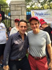 Chilling with Dr. Oz at Walk from Obesity NYC 2015!