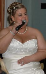 Singing to my new husband (Sept. 12, 2010)
