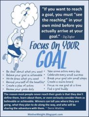 Focus on your goal!