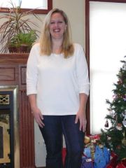 Me in my size 14 jeans... Christmas 2008