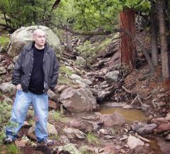 me at the ranch in new mexico, august 2006, approx 230 lbs.