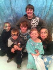 our kids minus 1 w/nephew easter 2012