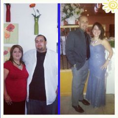 My husband and I - Before and Afters