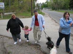 Another picture of our walk to Twin Lake Beach 2010