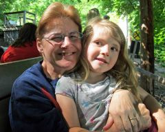 Me with our 5 year old granddaughter, Eleanor at John Ball Park Zoo.
