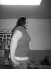 side view 200 pounds.  down 18 January 13, 2009