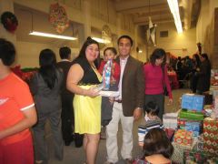 After my dance ... getting my sons exchange gift ...