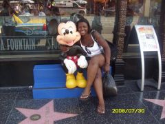 Me an dMickey in Hollywood CA