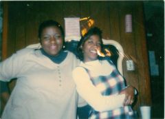 Me @ the worst point of my life @ 226 lbs with my cousin Marisa. I was only 24 years old. I look a MESS!!!!
