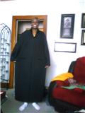 This picture was taken late October 2010, this was a tuxedo styled coat dress...size 26.
Lol, I lost weight in my feet too, but they did not shrink in length...my band couldn't address that.  Oh, well, the 125 pounds and counting (still haven't hit my pl