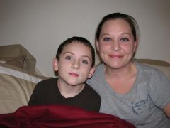 my son and I Christmas night 2008