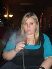 This is me a week before my surgery smoking hookah for the first time. I was largest then at 271 lbs and I look terrible!!!