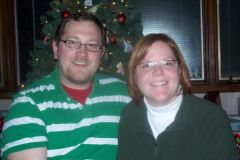 Christmas '08 with my absolutely awesome husband. :)