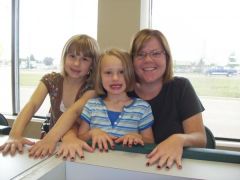 July 13.  Took my nieces out for a manicure, shopping and lunch... What a great day.