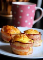 bacon, egg and cheese tart.