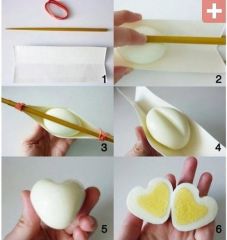 heart eggs